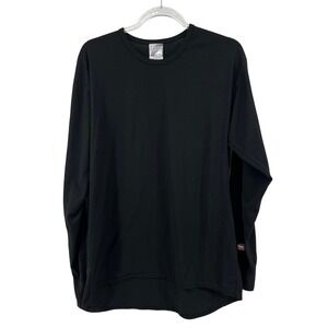 Polar Max Mens Black Long Sleeve‎ base layer  Made in USA Size Medium M